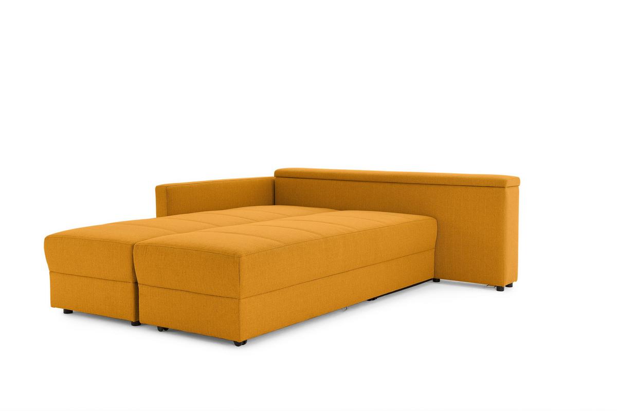 Ecksofa Looks Iii - Gelb/Schwarz, Design, Textil (287/229cm) - LOOKS by W.Joop