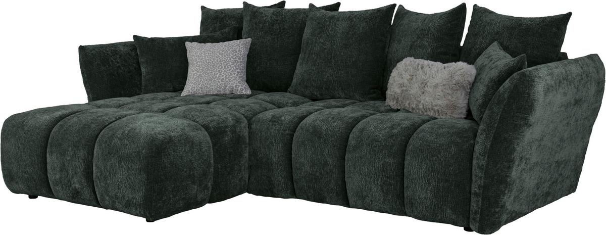 Sada polštářů CAMMELLIO, šedobéžový plyš, vzorovaná tk. - světle šedá/šedobéžová, Moderní, textil - Mömax