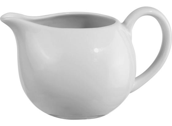 Milchkännchen Felicia - Weiß, KONVENTIONELL, Keramik (26cm) - Ombra Milchkännchen Felicia - Weiß, KONVENTIONELL, Keramik (26cm) - Ombra
