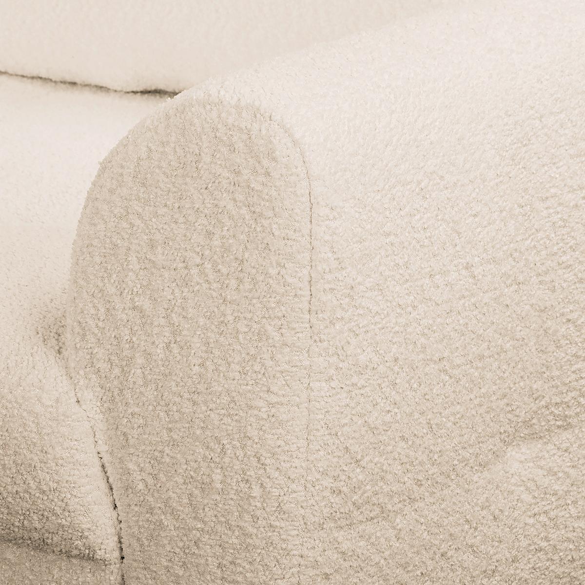 Ecksofa Ariella Weiß S: 161x231 cm - Naturfarben/Weiß, Design, Textil (161/231cm) - Livetastic