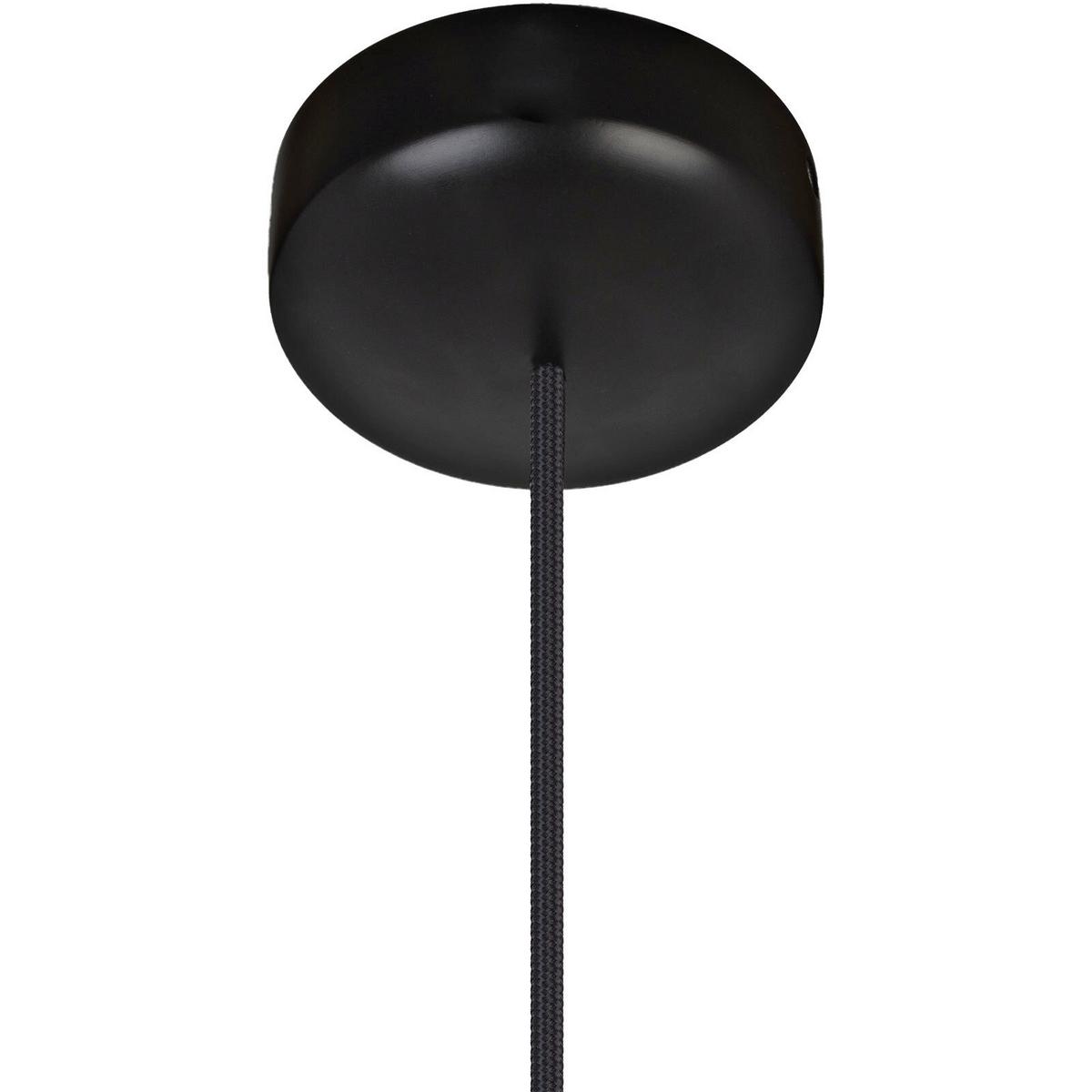 HÄNGELEUCHTE 8550219 ACORN I - Schwarz, Design, Holz (22.5/90-140cm)