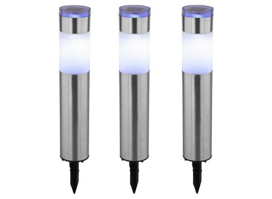 Solarleuchtenset 3-Er Pack - Weiß, MODERN, Kunststoff/Metall (5,6/38cm) Solarleuchtenset 3-Er Pack - Weiß, MODERN, Kunststoff/Metall (5,6/38cm)