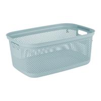koš na prádlo BOSSE 30 L - modrá, Moderní, plast (53/34,5/22,5cm)