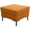 Hocker Looks Vii - Schwarz/Orange, Design, Textil (55/45/55cm) - LOOKS by W.Joop