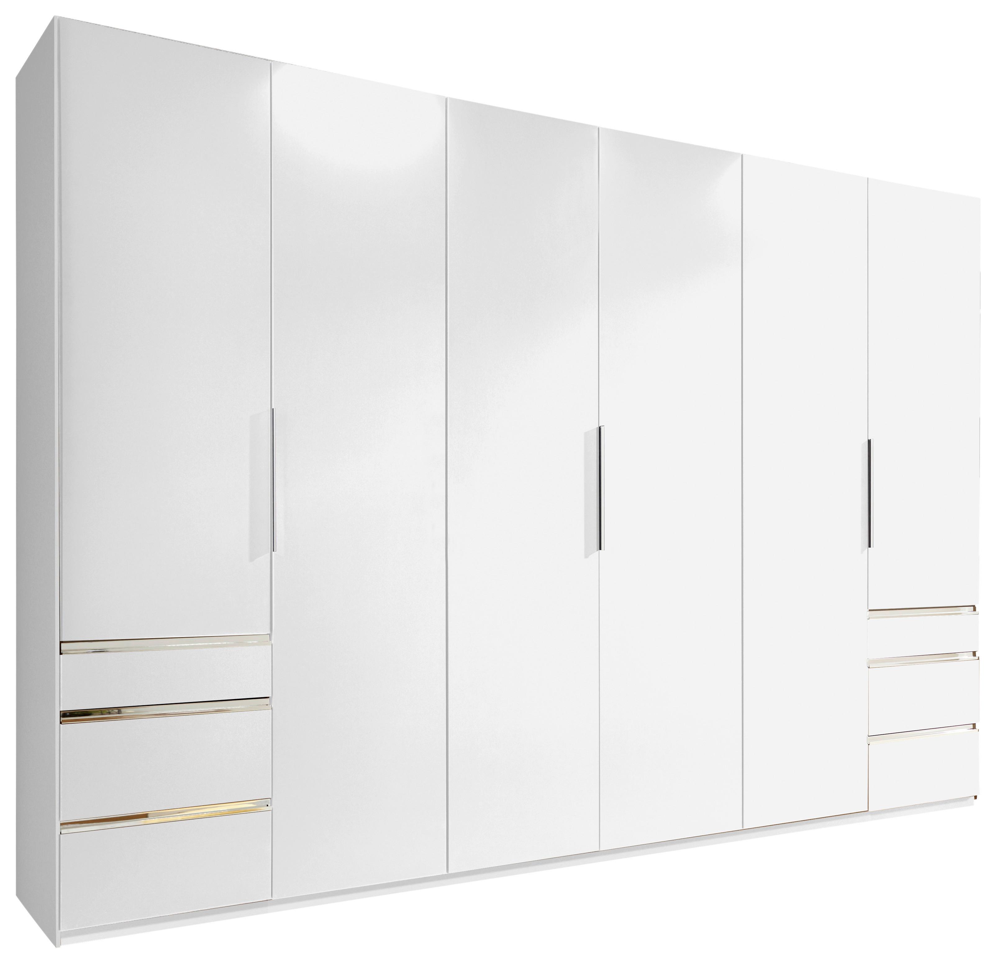 Drehtrürenschrank Level 36 A weiß Dekor, B: 300cm - Weiß, MODERN, Holzwerkstoff (300/236/58cm) - MID.YOU