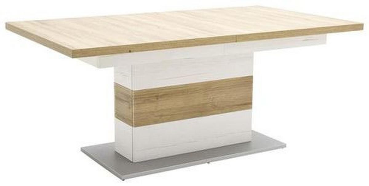 Esstisch Brixen 180-280x100 Cm Eiche/pinie Dekor - Eichefarben/Pinienfarben, LIFESTYLE, Holzwerkstoff (180-280/100/77cm) - Livetastic