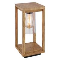Außenleuchte Candela 1x 15 W E27 - Klar/Naturfarben, Basics, Kunststoff/Metall (15/15/35cm) - Globo