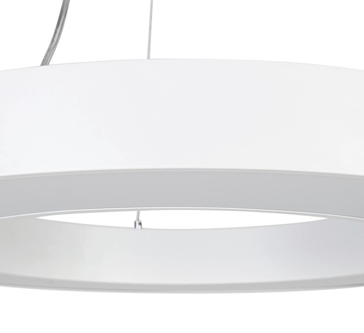 ZÁVESNÉ LED SVIETIDLO SANDL - biela/chrómová, Modern, kov/plast (60/120cm) - Mömax