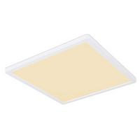 LED-Deckenleuchte Sapana L: 29,4 cm mit Memory-Funktion - Opal/Weiß, Basics, Kunststoff (29,4/29,4/2,5cm) - Globo