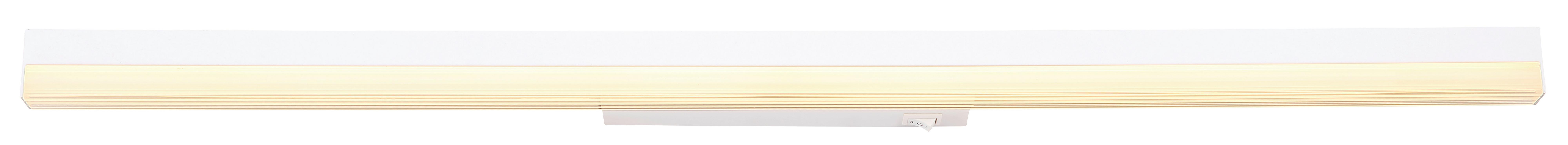 LED-Wandleuchte 41927w - Opal/Weiß, Basics, Kunststoff/Metall (80/6,5/4cm) - Globo
