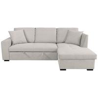 Ecksofa Lukas Creme S: 239x158 Cm - Creme, Trend, Textil (239/158cm)