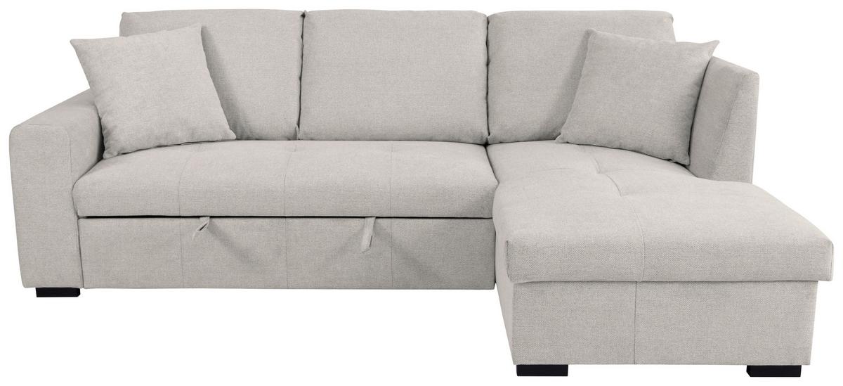 Ecksofa Lukas Creme S: 239x158 Cm - Creme, Trend, Textil (239/158cm)