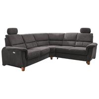 Ecksofa Parole Anthrazit S:241/238 cm - Wildeiche/Anthrazit, KONVENTIONELL, Textil (241/238cm) - Livetastic