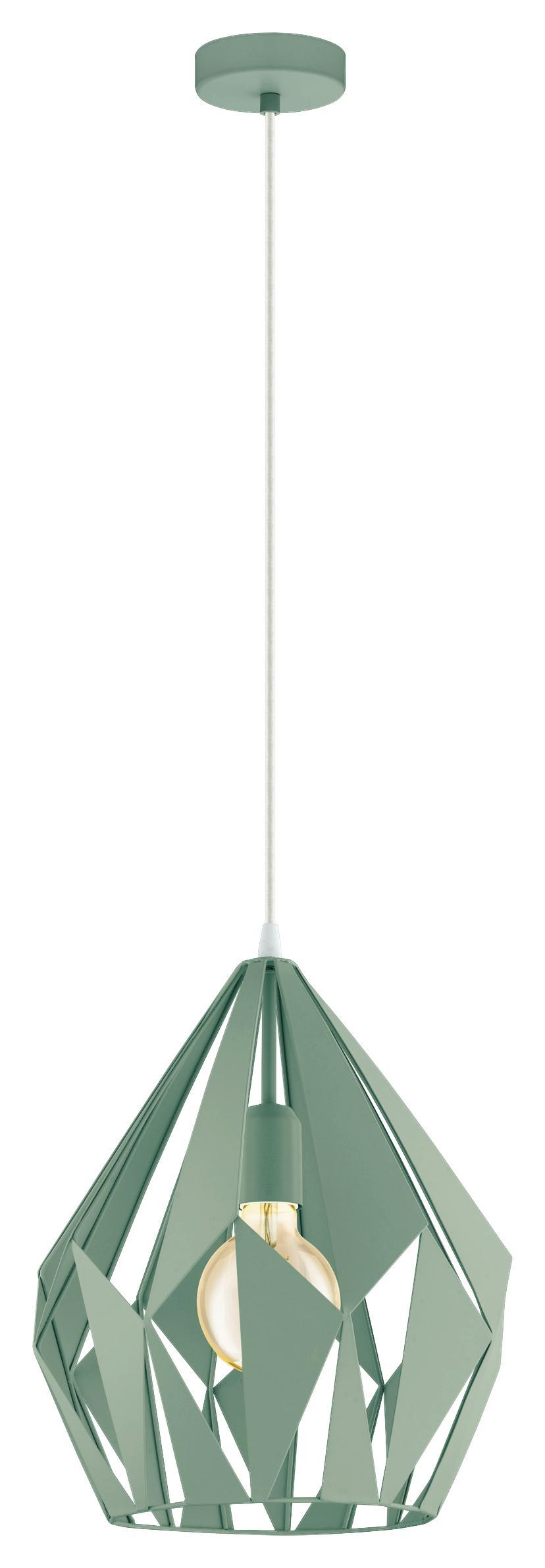 Hängeleuchte Carlton-p - Pastellgrün, LIFESTYLE, Metall (31/150cm)