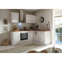 Eckküche Anton Landhaus - Wildeiche/Lärchefarben, Basics, Holzwerkstoff (220/172cm) - Respekta