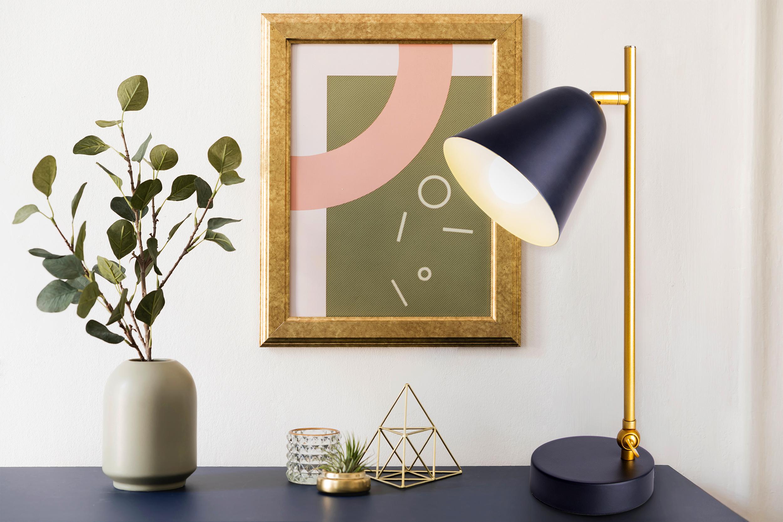 Tischlampe Triton Mit Kippschalter - Design, Kunststoff (12/42,5cm) - Näve