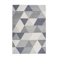 Webteppich Creme/Grau Yoga 120x170 cm - Creme/Grau, Design, Textil (120/170cm) - Kayoom