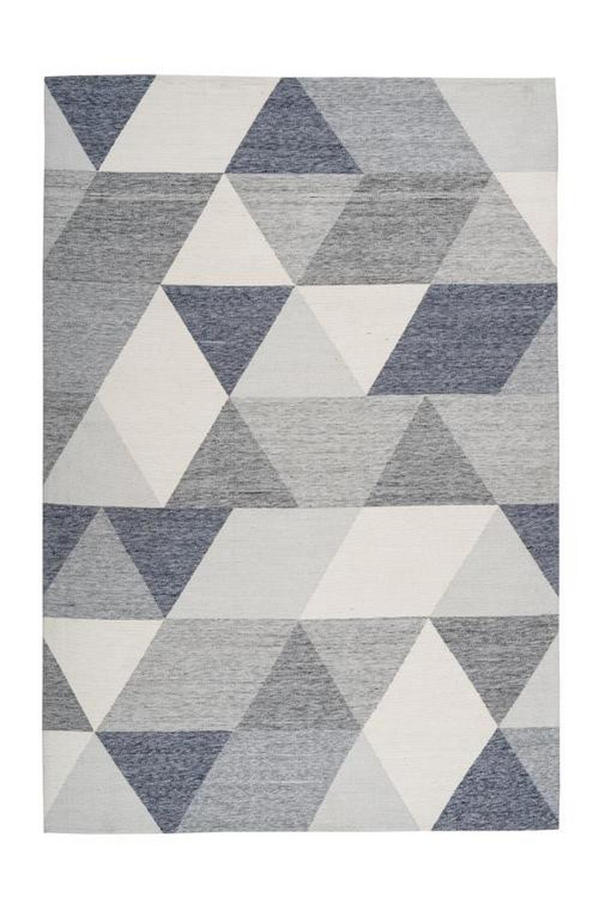 Webteppich Creme/Grau Yoga 120x170 cm - Creme/Grau, Design, Textil (120/170cm) - Kayoom