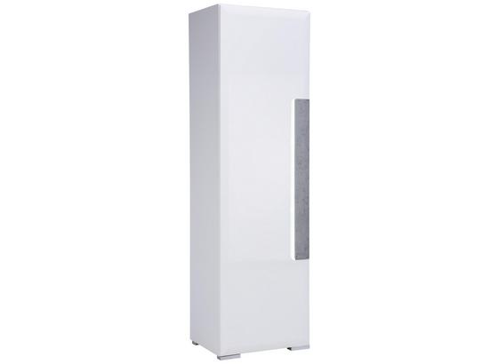 Schrank Toronto - Hellgrau/Weiß, MODERN, Holzwerkstoff (57,9/196/42,2cm) - Ombra Schrank Toronto - Hellgrau/Weiß, MODERN, Holzwerkstoff (57,9/196/42,2cm) - Ombra