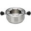 Fondue Kombination mit Keramik-Fonduetopf - Silberfarben/Schwarz, MODERN, Metall (24/9/24cm) - Silva Homeline Fondue Kombination mit Keramik-Fonduetopf - Silberfarben/Schwarz, MODERN, Metall (24/9/24cm) - Silva Homeline