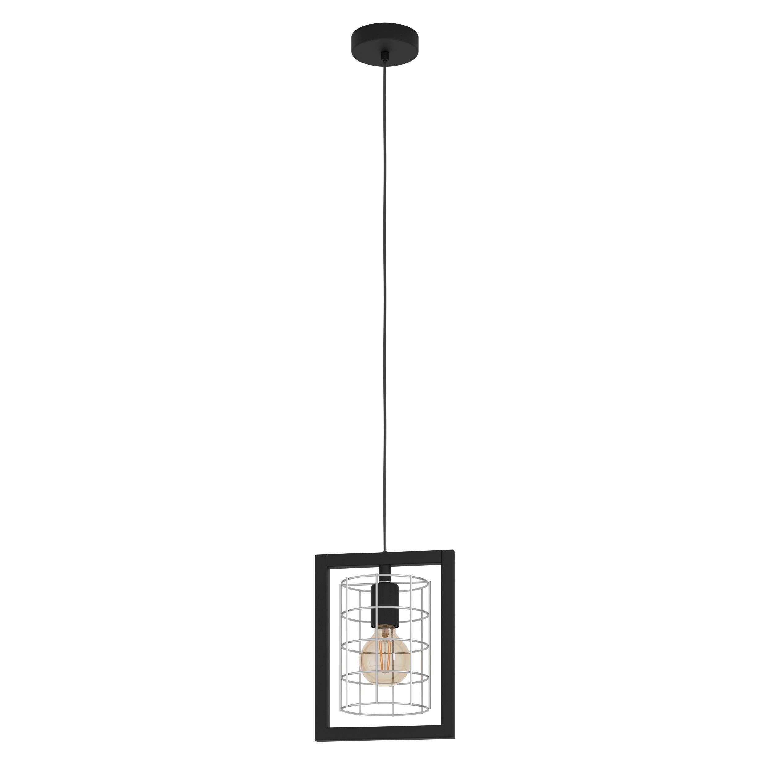 Hängeleuchte 43662  'jubily - Schwarz, Design, Metall (22/14,5/110cm) - Eglo
