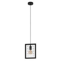 Hängeleuchte 43662  'jubily - Schwarz, Design, Metall (22/14,5/110cm) - Eglo