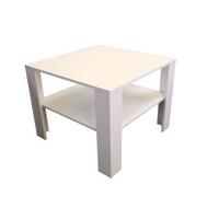 Konferenčný stolík biela - biela, Modern, kompozitné drevo (73/55/73cm)
