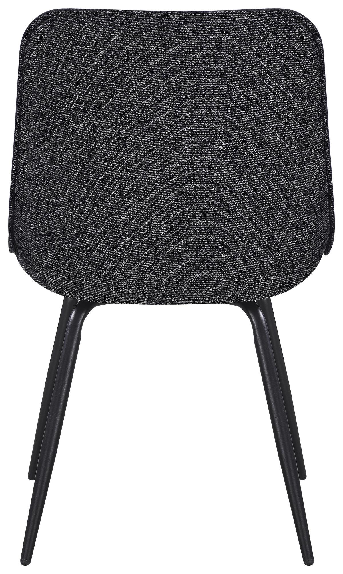 ŽIDLE NOVA - šedá/černá, Moderní, kov/textil (51/85/61cm) - Premium Living