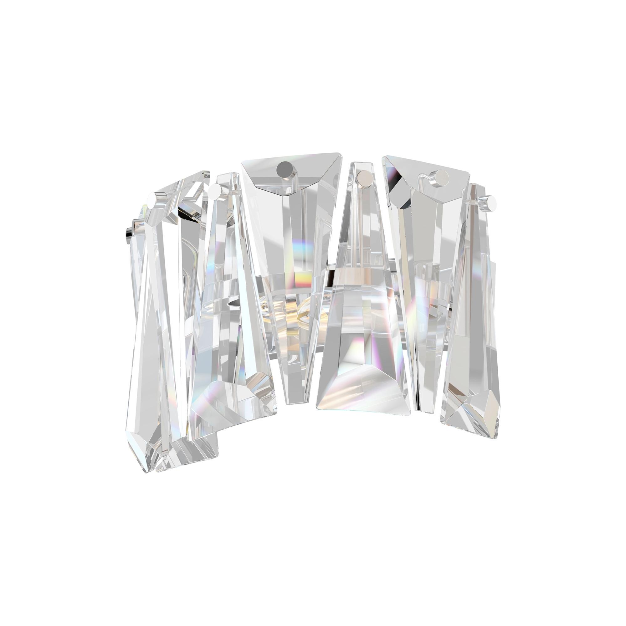 Wandleuchte Puntes - Chromfarben, Trend, Metall (15.3/16/25.6cm) - MAYTONI