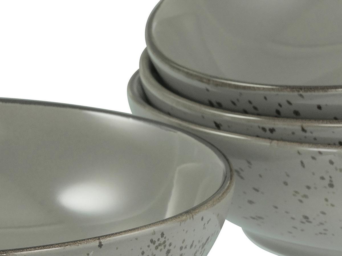 Schüsselset Nature Collection Stone, 4--Teilig., Grau - Grau, Design, Keramik - Creatable