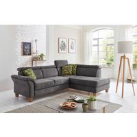 Ecksofa Arngast anthrazit, 245x194 cm - Eichefarben/Beige, KONVENTIONELL, Textil (245/194cm) - Sit & More