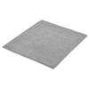 WC-Vorleger Chrissy Silberfarben 55x65 cm - Silberfarben, Basics, Naturmaterialien (55/65cm) - Kleine Wolke