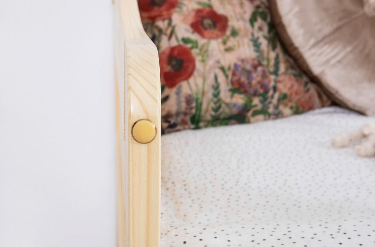 Stauraumbett 970484 Nelly - Naturfarben, MODERN, Holz (90/200cm) - MID.YOU