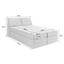 Boxspringbett mit Topper& Bettkasten 180x200cm Space - Hellgrau, KONVENTIONELL, Holzwerkstoff/Textil (180/200cm) - Carryhome Boxspringbett mit Topper& Bettkasten 180x200cm Space - Hellgrau, KONVENTIONELL, Holzwerkstoff/Textil (180/200cm) - Carryhome
