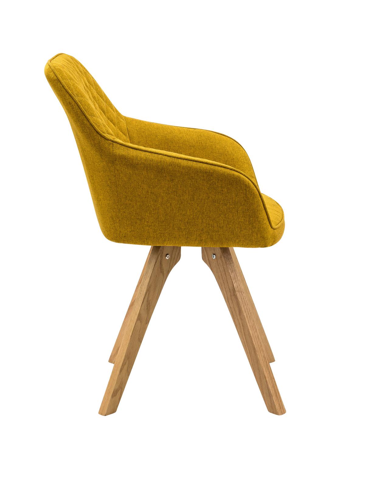 Tischgruppe Gelb/Weiß/Naturfarben B: 180cm - Gelb/Naturfarben, MODERN, Holz/Holzwerkstoff (180/90/76cm) - Livetastic