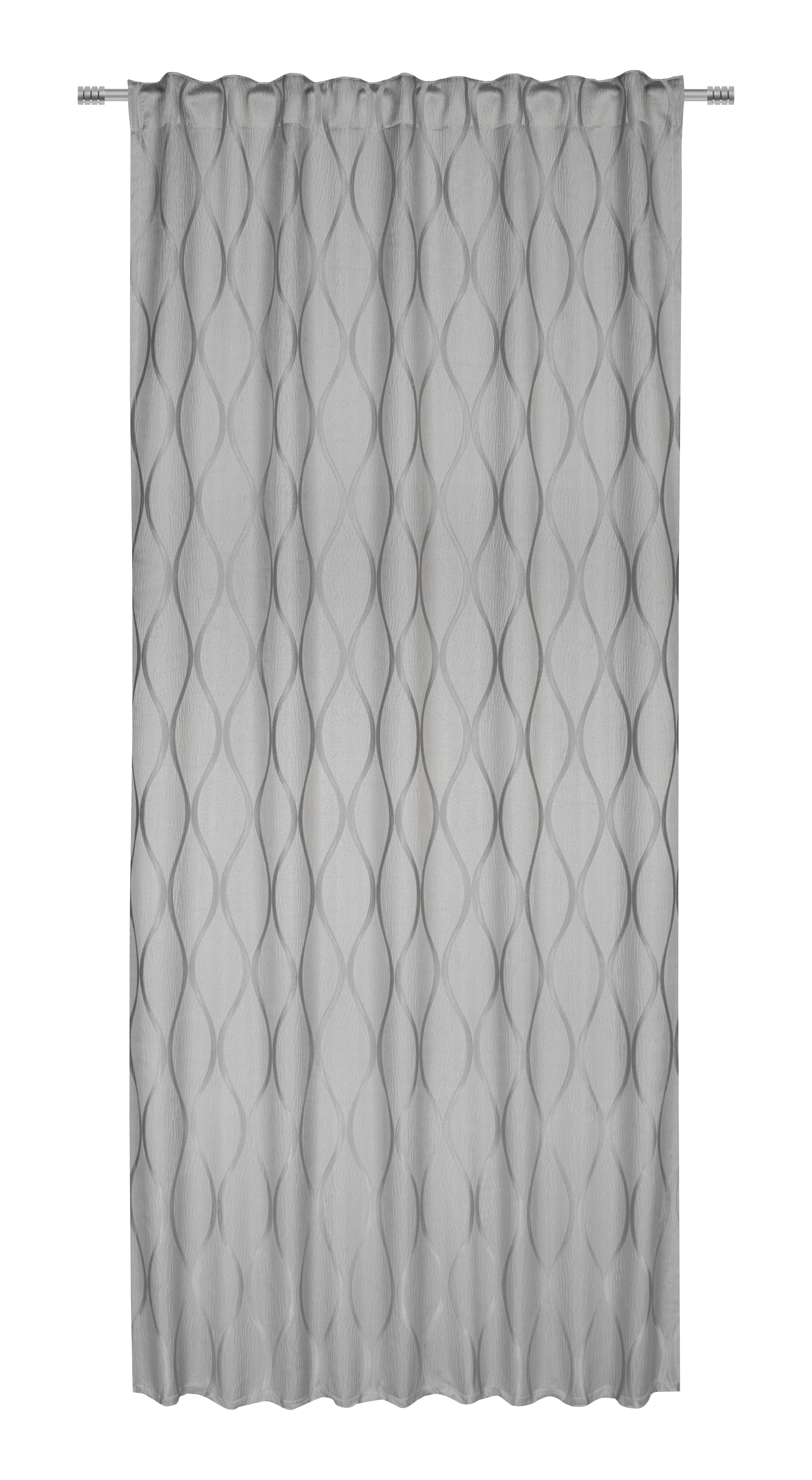 Hotový Záves Ivy, 135/255cm, Sivá - sivá, Konvenčný, textil (135/255cm) - Premium Living