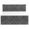 Boxspringbett Swing 19 Graphitfarben 180x200 cm H2 - Beige/Schwarz, ROMANTIK / LANDHAUS, Textil (180/200cm) - James Wood