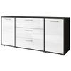 Sideboard 150cm Bogota Xl Anthrazit - Weiß Hochglanz/Anthrazit, Basics, Holzwerkstoff (150/68/40cm) - MID.YOU