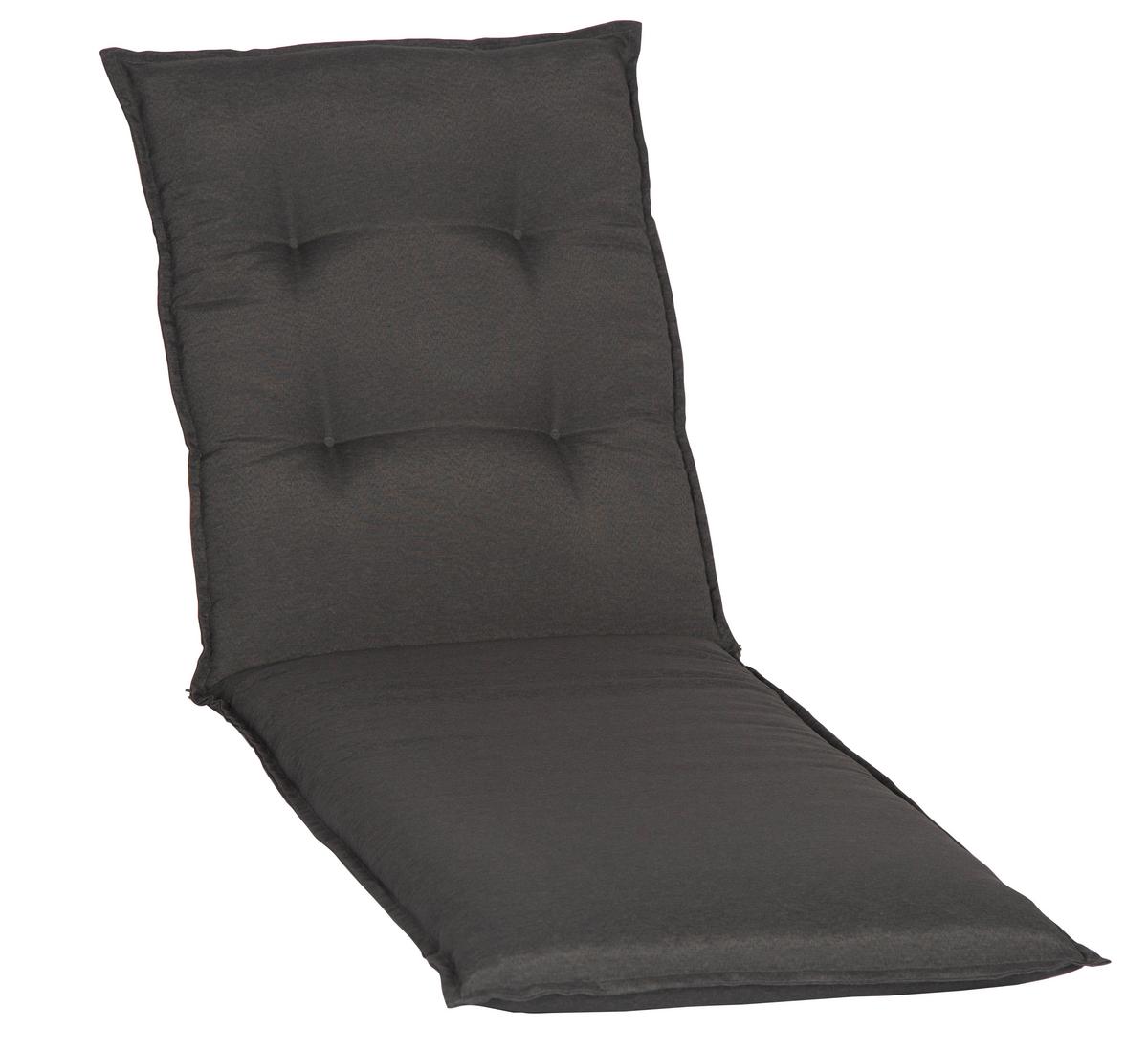 Auflage Für Liege Trier 191x58x8 Cm Dunkelgrau - Dunkelgrau, Basics, Textil (191/58/8cm) - Gardenson