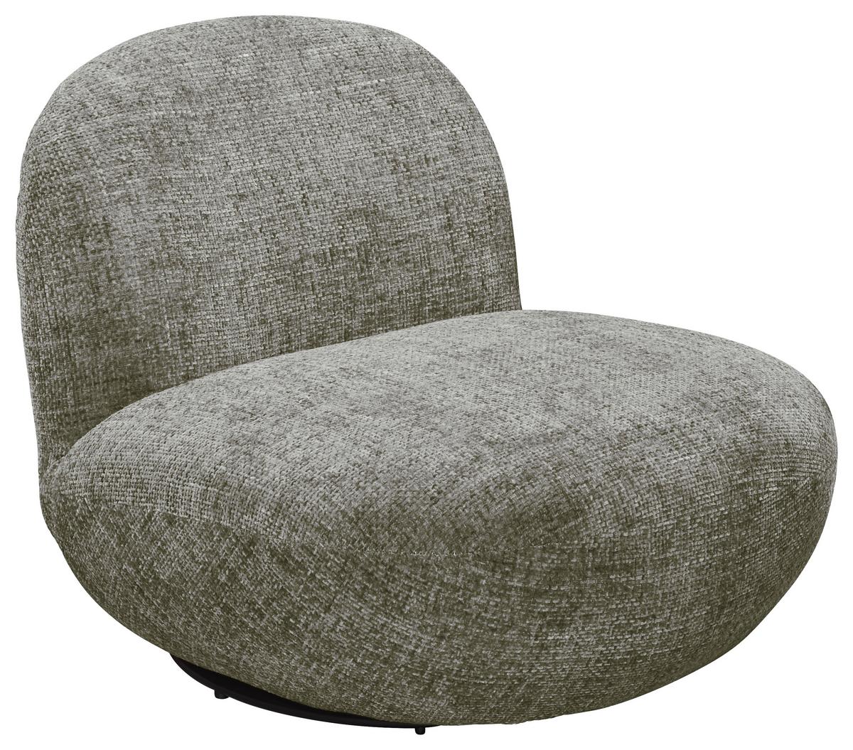 Sessel Chris Grau B: 85 Cm - Schwarz/Grau, MODERN, Textil (85/70/99cm) - MID.YOU