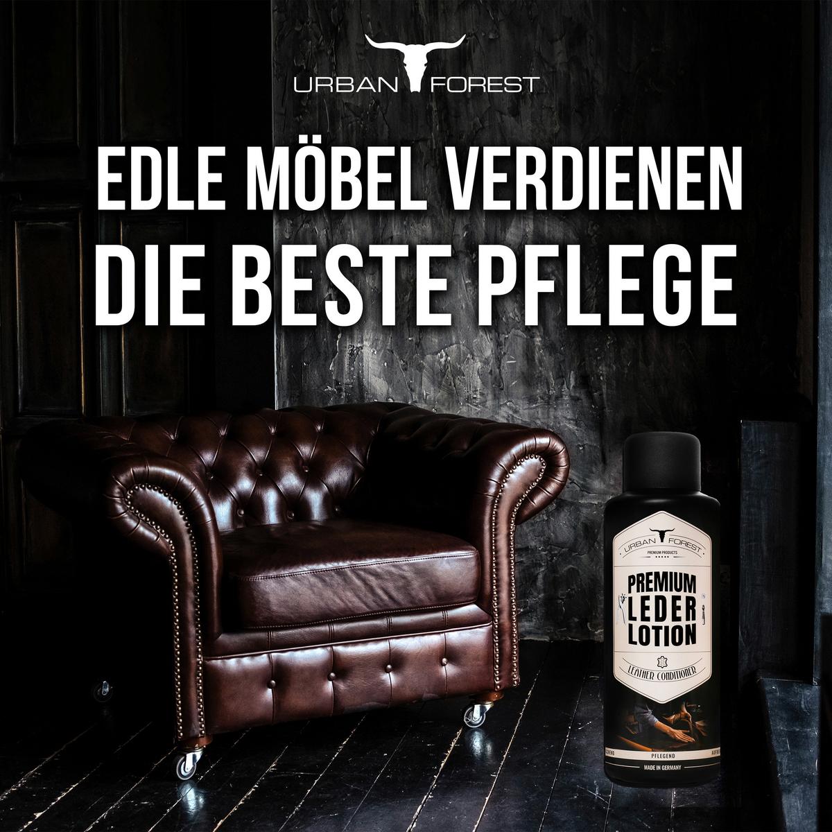 LEDERPFLEGE PREMIUM LEDER LOTION - Basics, Kunststoff (500ml) - Urban Forest