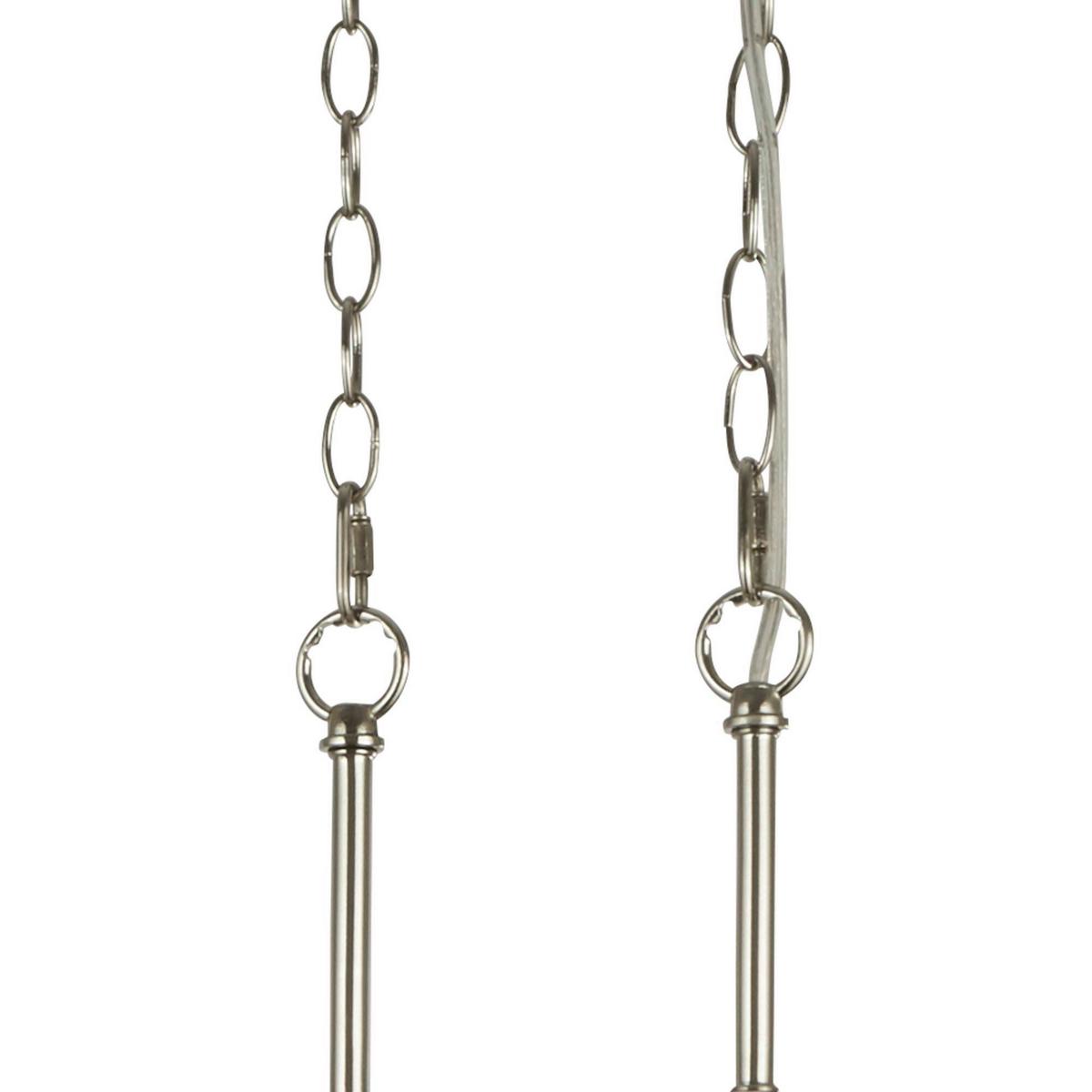 Pendelleuchte Dallas 3193-3ss - Silberfarben, LIFESTYLE, Metall (26/150/96cm)