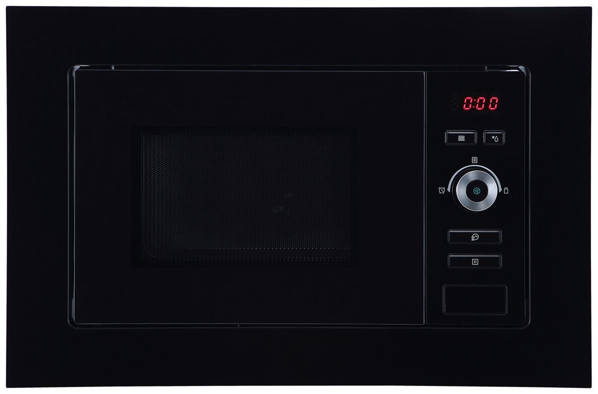 Einbau-Mikrowelle Lara B: 59,5 cm 700 W 5 Stufen - Schwarz, Trend, Glas/Kunststoff (59,5/38,8/32cm) - Respekta