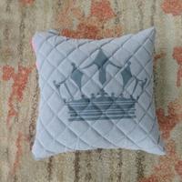 OUTDOOR-KISSEN KRONE - Grau, MODERN, Textil (45/45cm) - Gardenson