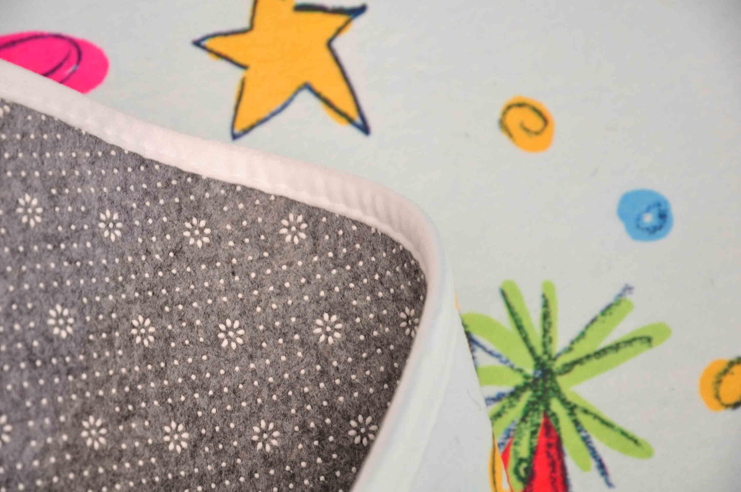 Kinderteppich Rund Tiere Multicolor Lovely Kids 100 Cm - Multicolor, Trend, Textil (100cm)