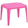 Kindertisch Tavolo Baby Pink Kunststoff Wetterfest - Pink, MODERN, Kunststoff (55/50/44cm) - BUNINO