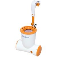 Skimmer 680gal Korb Herausnehmbar 2 574l/H 58462 - Orange/Weiß, MODERN, Kunststoff (2574l) - Bestway