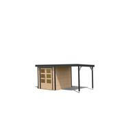 Gartenhaus Gaia 2 A 40084 Gaia 2 A - Fichtefarben/Anthrazit, Basics, Holz/Metall (209/208/213cm)