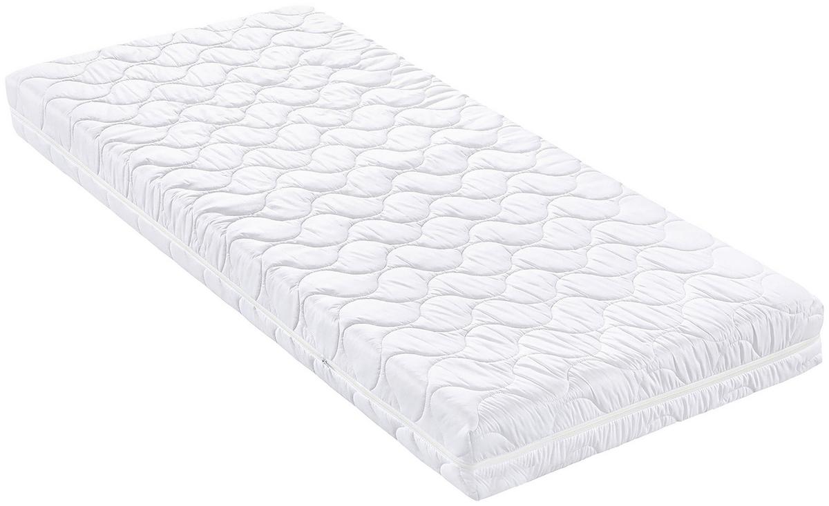 MATRACE BARI HARD - bílá, textil (140/190cm)
