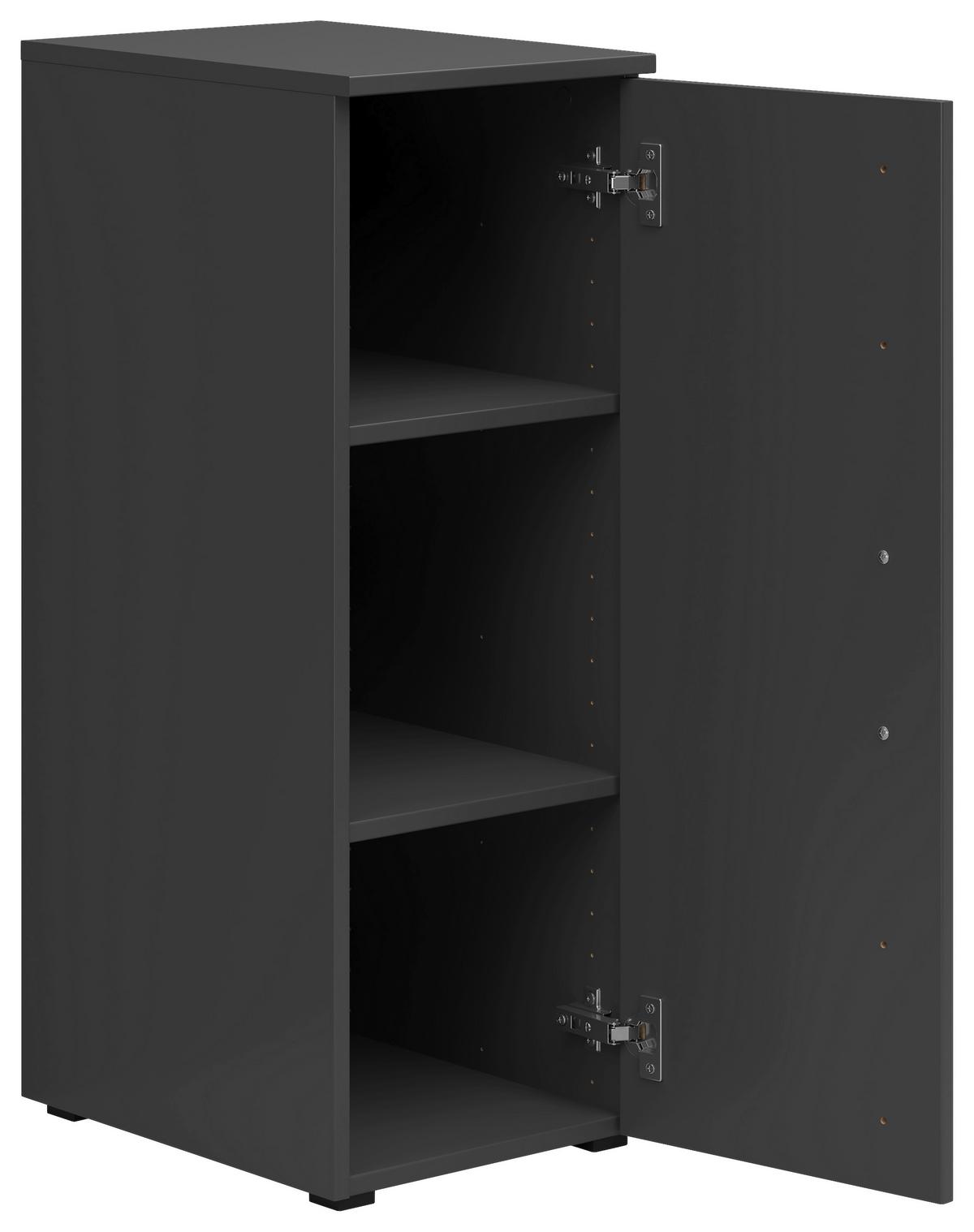 Szekrény Multistauraum - grafitszürke, Modern, faalapú anyag (30/83/40cm) - Carryhome